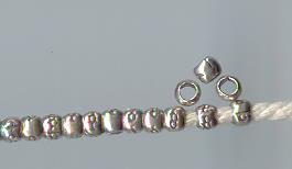 Thai Karen Hill Tribe Silver Beads BM190 (400 Beads)