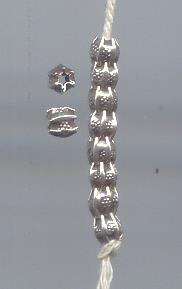 Thai Karen Hill Tribe Silver Beads BL649 (1 Bead)