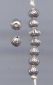 Thai Karen Hill Tribe Silver Beads BL650 (1 Bead)