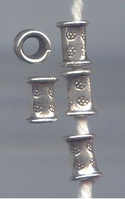 Thai Karen Hill Tribe Silver Beads BL653 (1 Bead)
