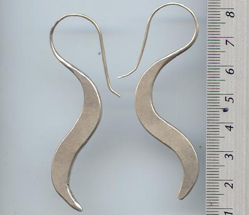 Thai Karen Hill Tribe Silver Wheel Earrings ER028 