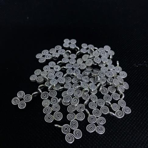 Thai Karen Hill Tribe Silver Pendants 20PD188 (10 Beads)
