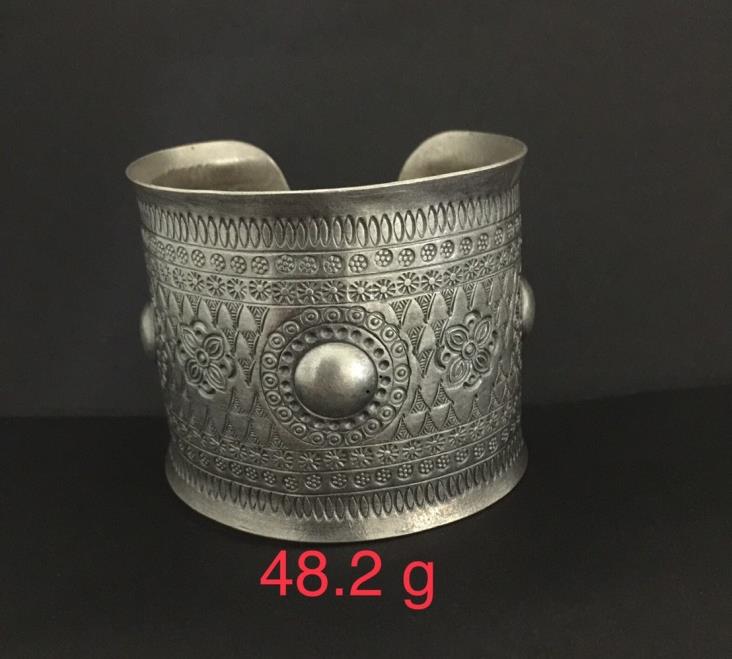Thai Karen Hill Tribe Silver Bangle 20BG066
