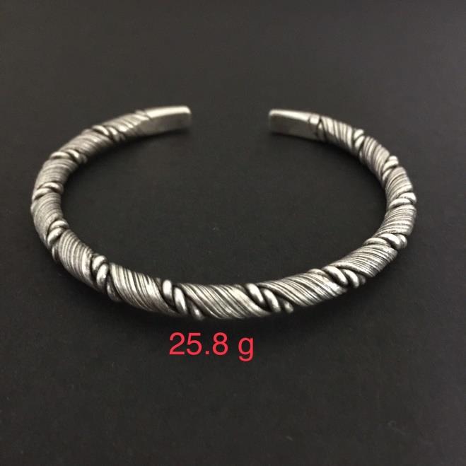 Thai Karen Hill Tribe Silver Bangle 20BG179