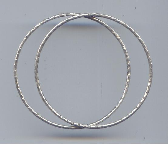 THAI KAREN HILL TRIBE SILVER BANGLE BG115
