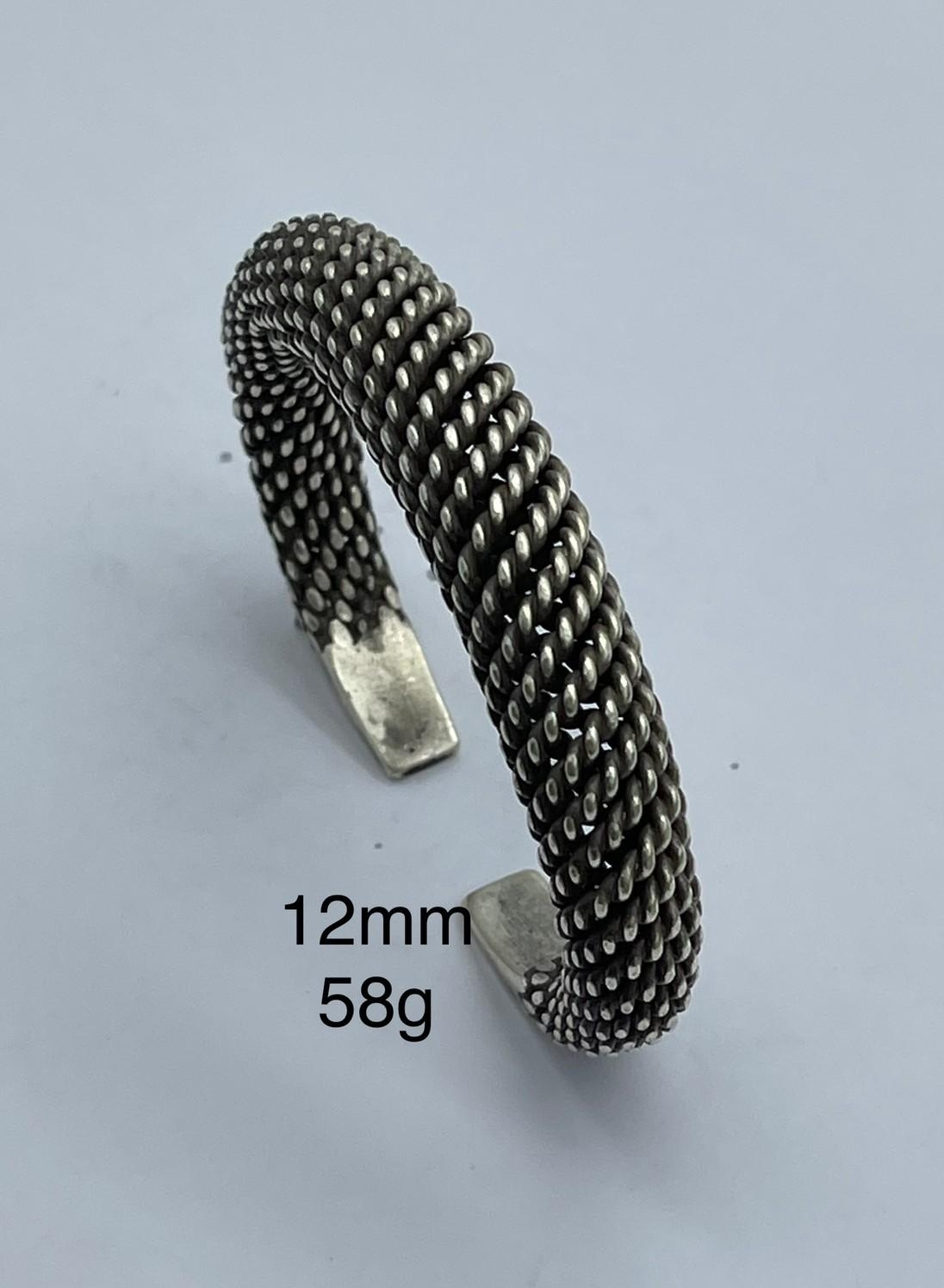 Thai Karen Hill Tribe Silver Bangle BG211TKSH101