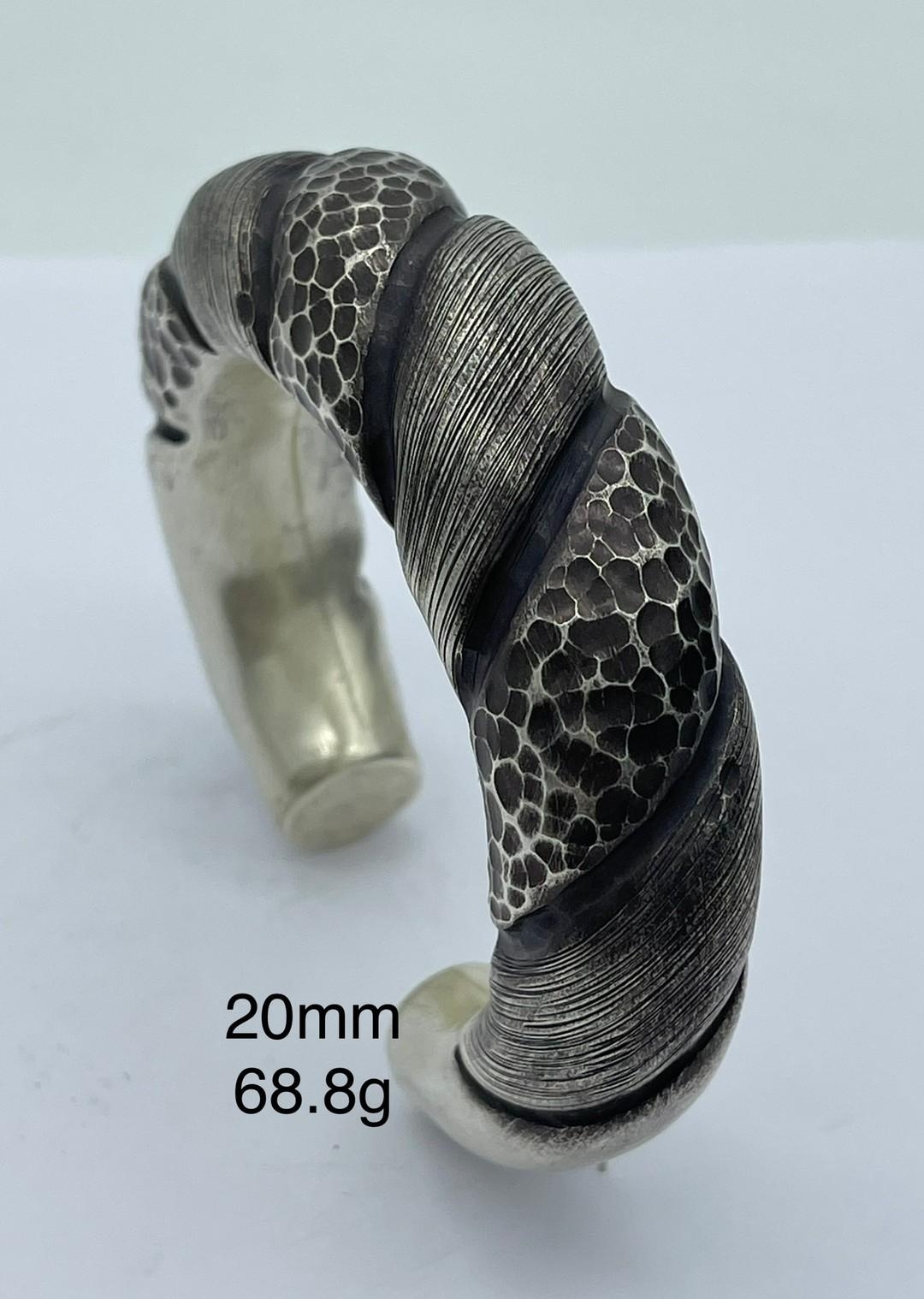 Thai Karen Hill Tribe Silver Bangle BG211TKSH151