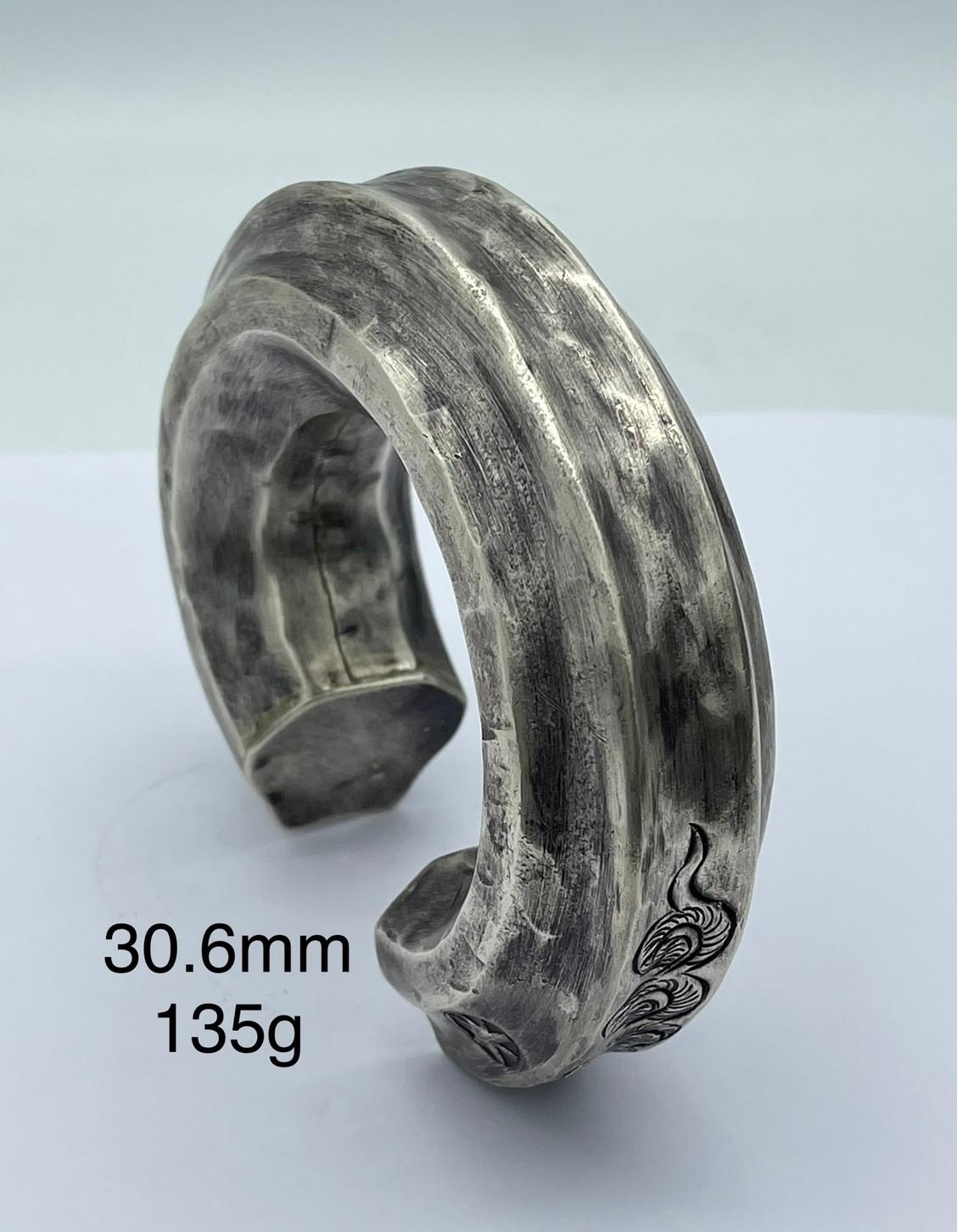 Thai Karen Hill Tribe Silver Bangle BG211TKSH157