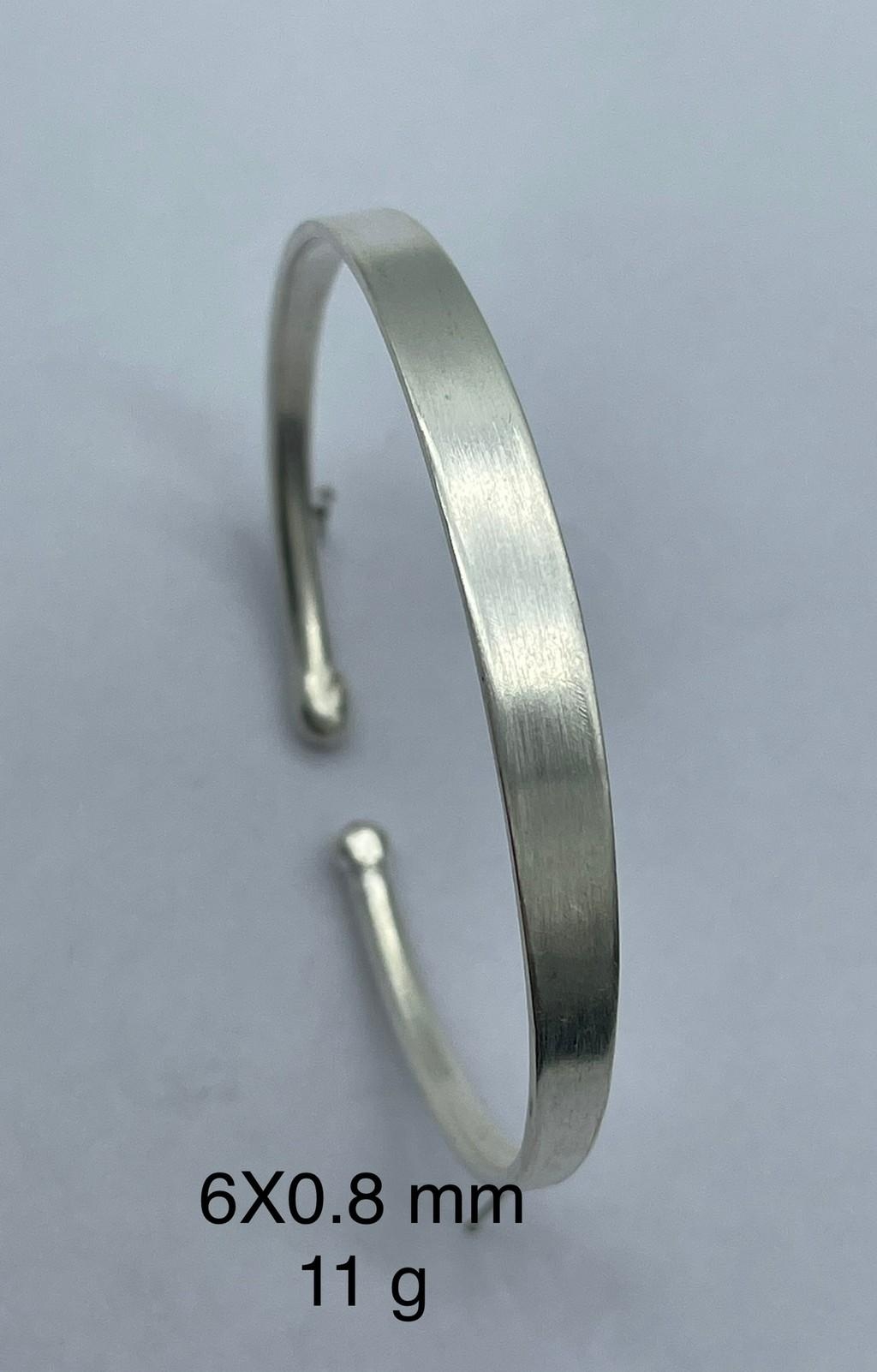 Thai Karen Hill Tribe Silver Bangle BG211TKSH53