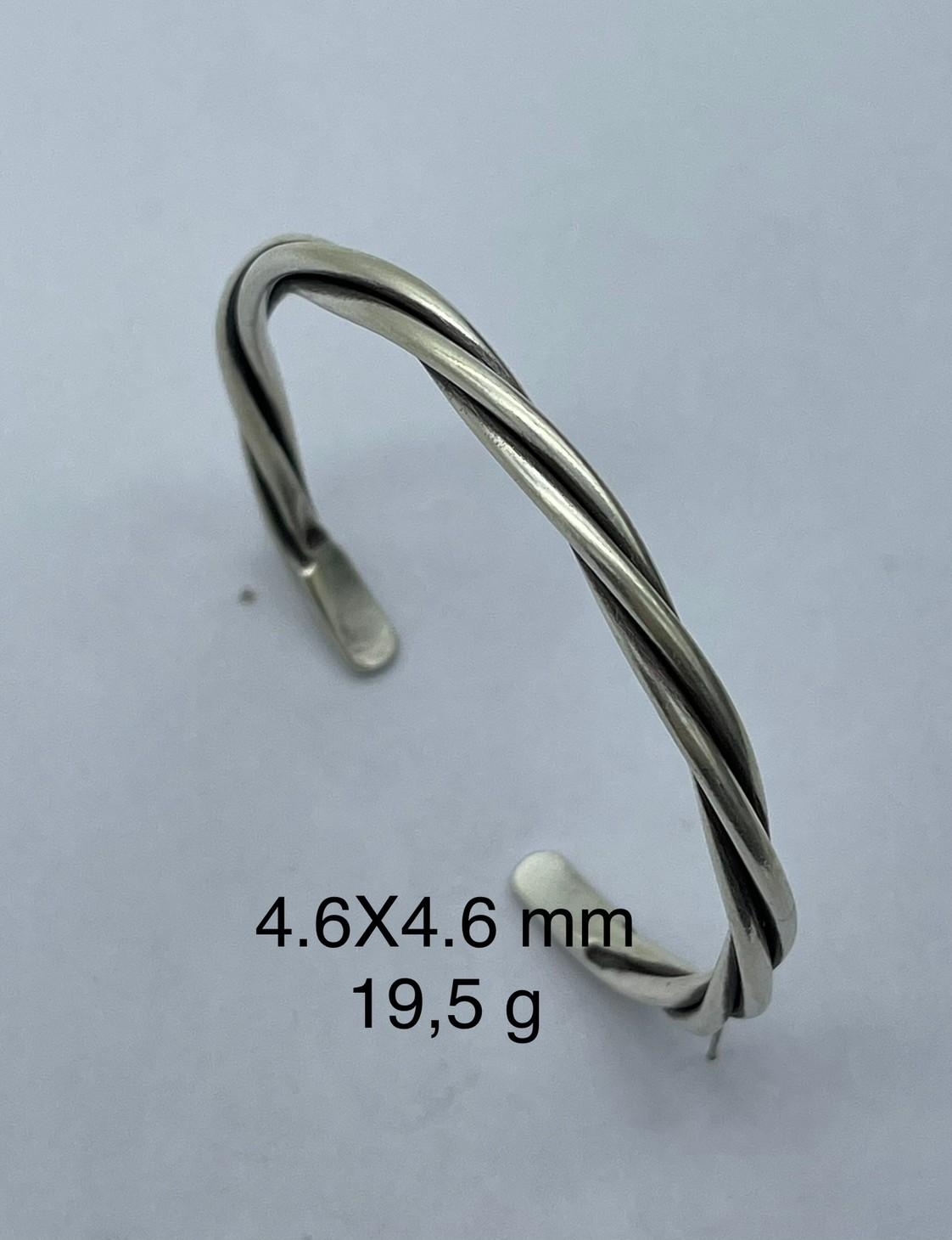 Thai Karen Hill Tribe Silver Bangle BG211TKSH54
