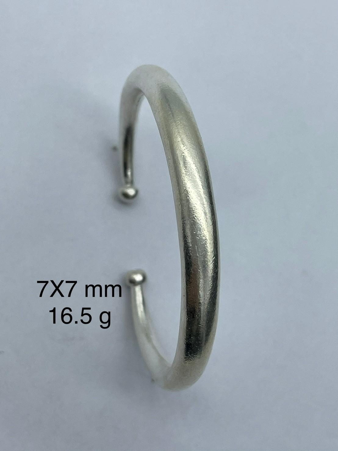 Thai Karen Hill Tribe Silver Bangle BG211TKSH58