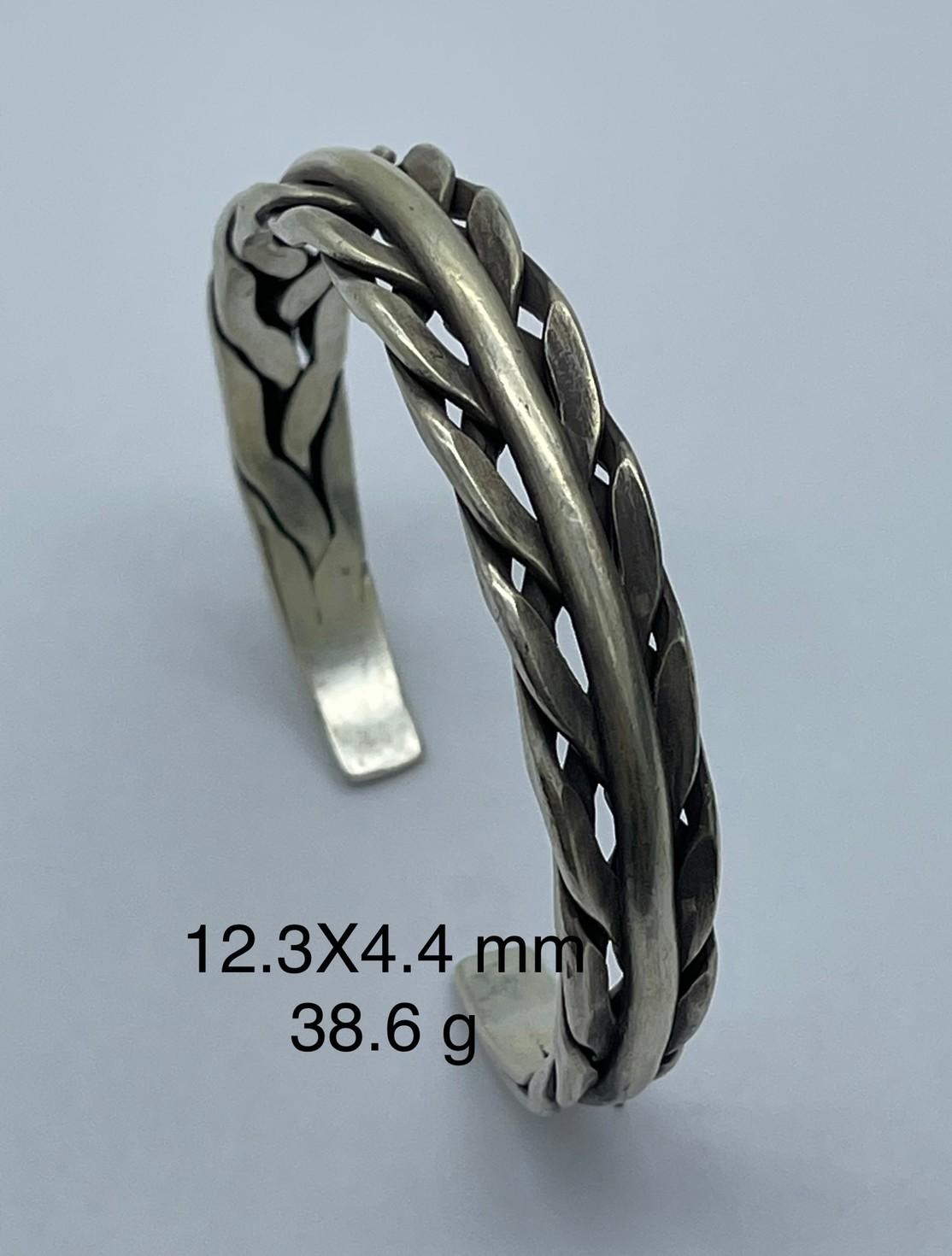 Thai Karen Hill Tribe Silver Bangle BG211TKSH81