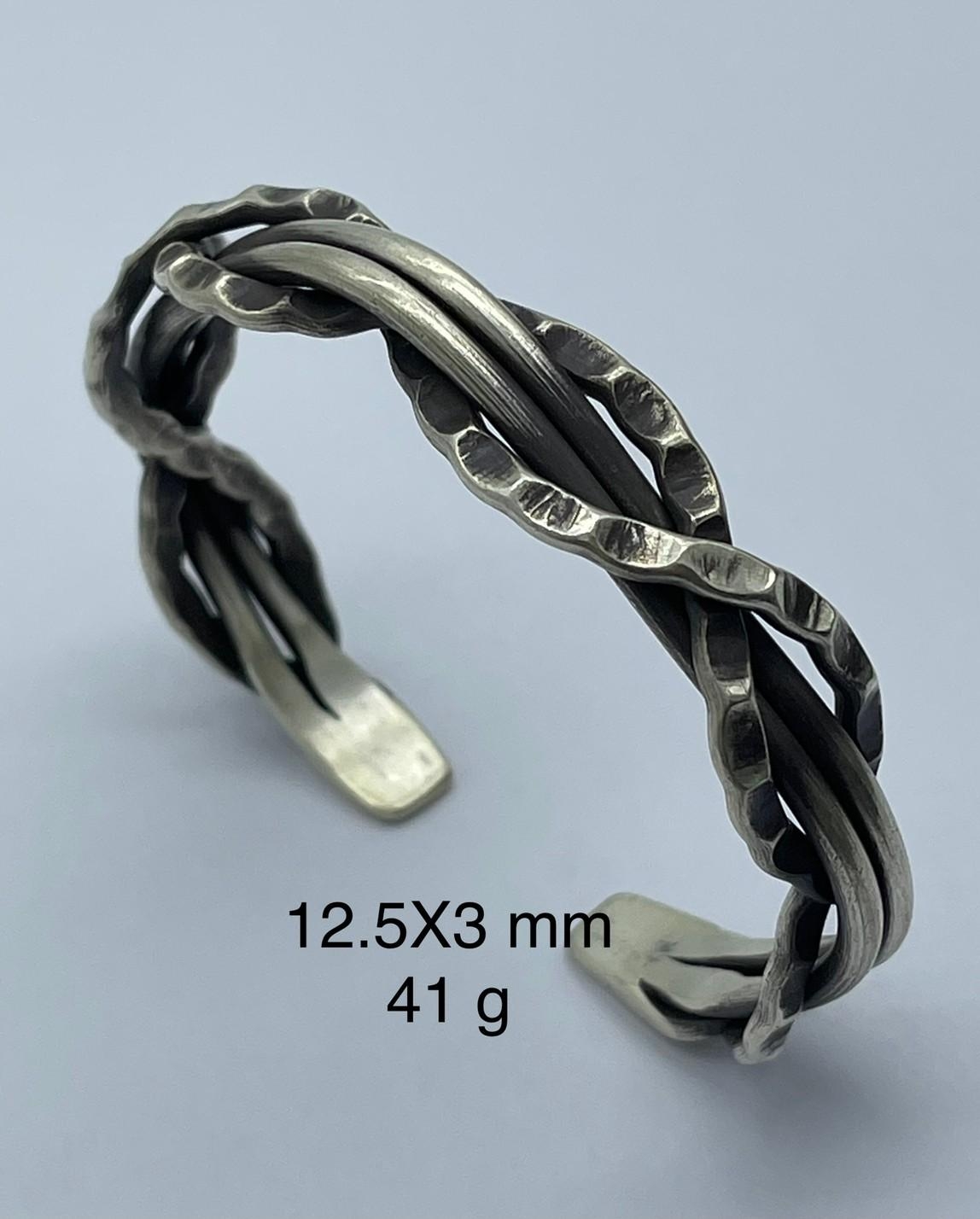 Thai Karen Hill Tribe Silver Bangle BG211TKSH86