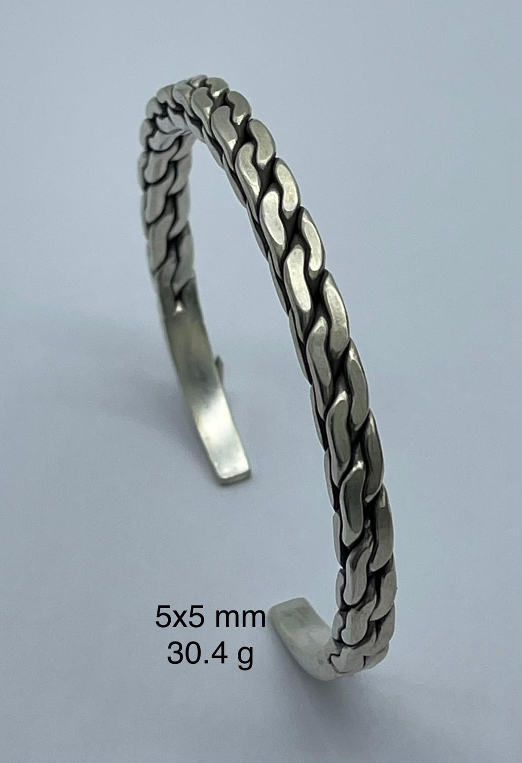 Thai Karen Hill Tribe Silver Bangle BG211TKSH93