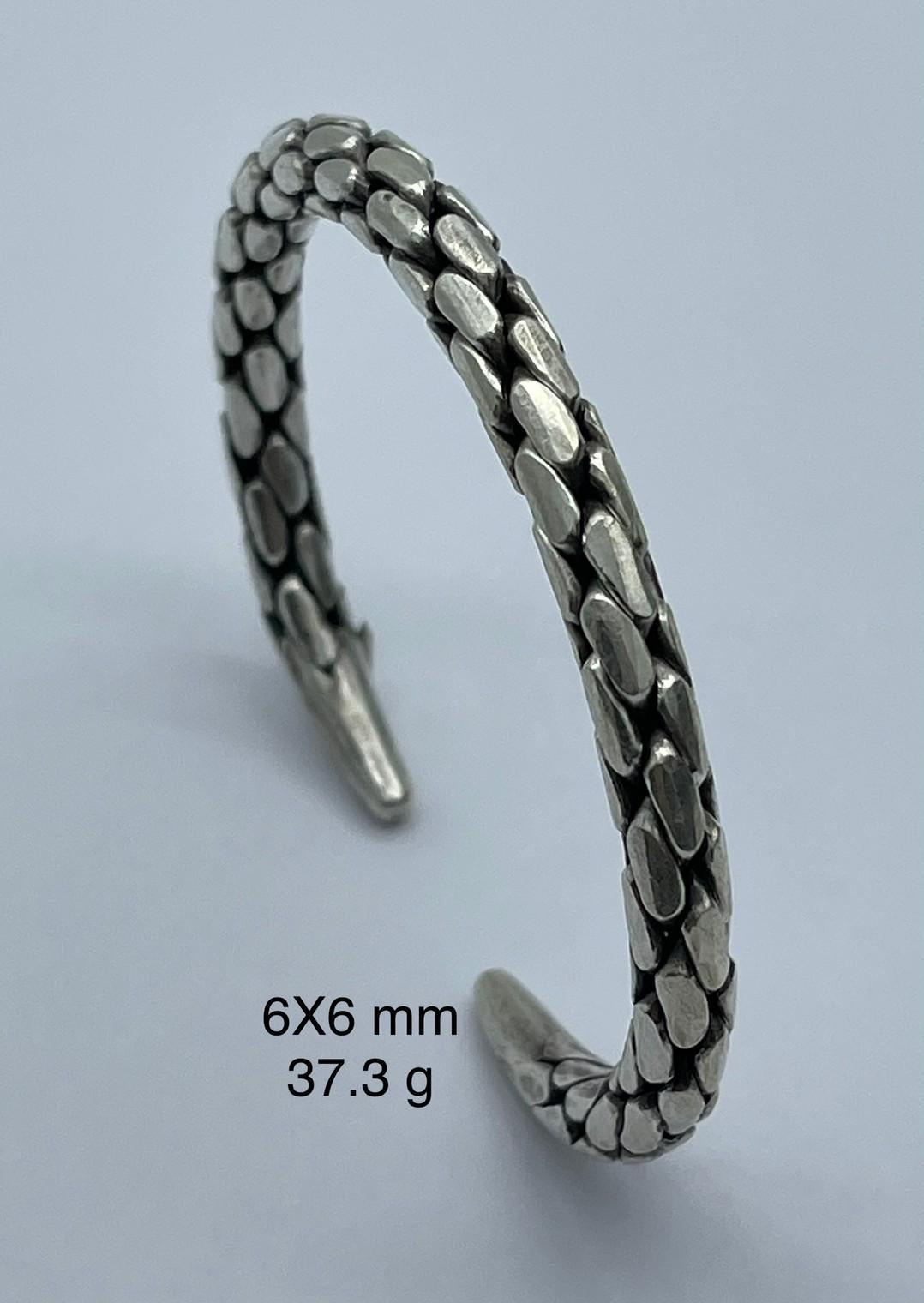 Thai Karen Hill Tribe Silver Bangle BG211TKSH94