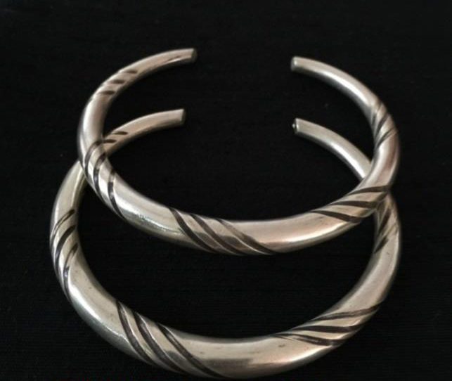 Thai Karen Hill Tribe Silver Bangle BG273