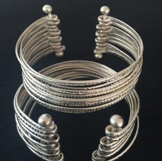 Thai Karen Hill Tribe Silver Bangle BG297