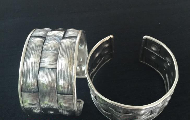 Thai Karen Hill Tribe Silver Bangle BG317