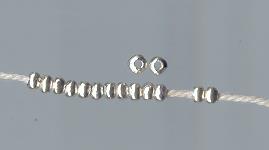 Thai Karen Hill Tribe Silver Beads BM036 (300 Beads)