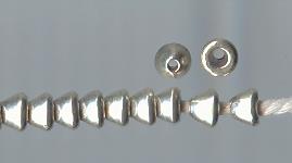 Thai Karen Hill Tribe Silver Beads BM050 (200 Beads)
