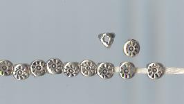 Thai Karen Hill Tribe Silver Beads BM060 (200 Beads)