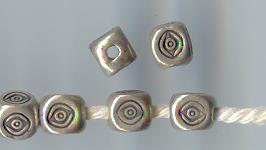 Thai Karen Hill Tribe Silver Beads BM064 (100 Beads)