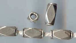Thai Karen Hill Tribe Silver Beads BM067 (100 Beads)