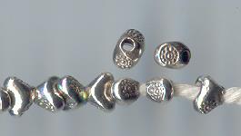 Thai Karen Hill Tribe Silver Beads BM071 (200 Beads)