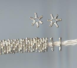 Thai Karen Hill Tribe Silver Beads BM105 (200 Beads)