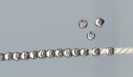 Thai Karen Hill Tribe Silver Beads BM186 (400 Beads)