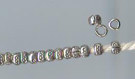 Thai Karen Hill Tribe Silver Beads BM191 (400 Beads)