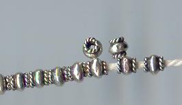 Thai Karen Hill Tribe Silver Beads BM192 (400 Beads)