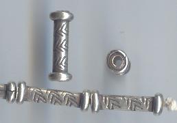 Thai Karen Hill Tribe Silver Beads BM203 (200 Beads)