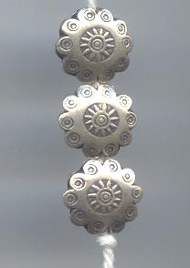 Thai Karen Hill Tribe Silver Beads BL678 (1 Bead)