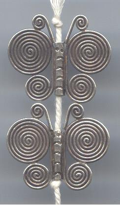 Thai Karen Hill Tribe Silver Beads BL709 (1 Bead)
