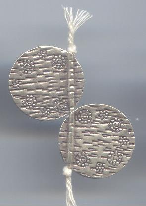 Thai Karen Hill Tribe Silver Beads BL734 (1 Bead)
