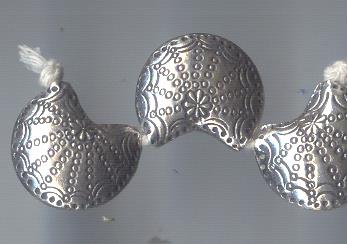 Thai Karen Hill Tribe Silver Beads BL797 (4 Beads)