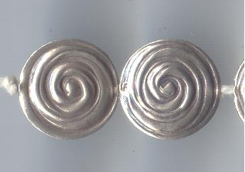 Thai Karen Hill Tribe Silver Beads BL807 (3 Beads)