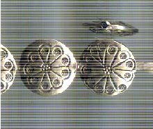 Thai Karen Hill Tribe Silver Beads BL851 (5 Beads)