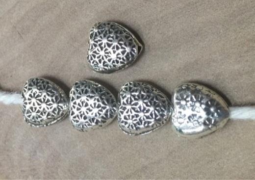 Thai Karen Hill Tribe Silver Beads BL901 (5 Beads)