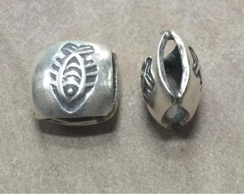 Thai Karen Hill Tribe Silver Beads BL904 (5 Beads)