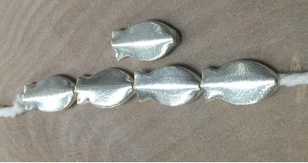 Thai Karen Hill Tribe Silver Beads BL929 (5 Beads)