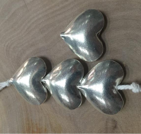 Thai Karen Hill Tribe Silver Beads BL944 (5 Beads)