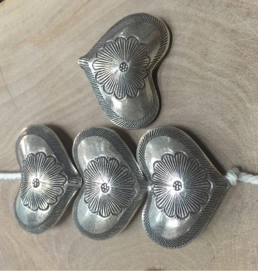 Thai Karen Hill Tribe Silver Beads BL945 (5 Beads)