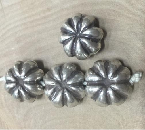Thai Karen Hill Tribe Silver Beads BL962 (5 Beads)