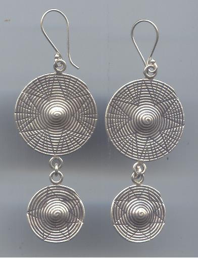 Thai Karen Hill Tribe Silver Earring ER184 