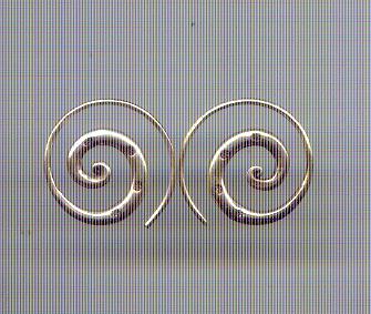 THAI KAREN HILL TRIBE SILVER EARRING ER231 
