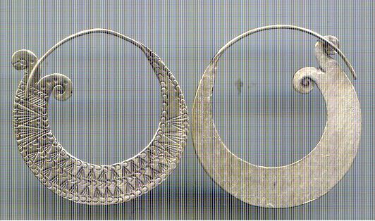 Thai Karen Hill Tribe Silver Earring ER244 