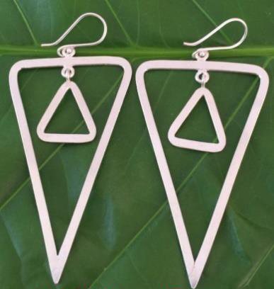 Thai Karen Hill Tribe Silver Earring ER340 