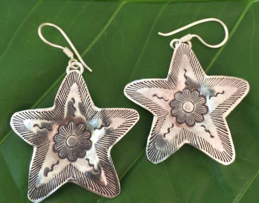 Thai Karen Hill Tribe Silver Earring ER349 